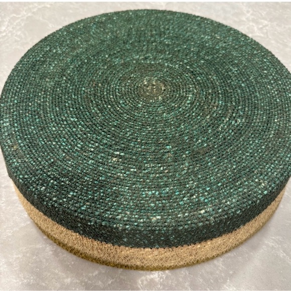 Set of 3 Nested Raffia Baskets w/ Lid NWOT - Picture 5 of 9